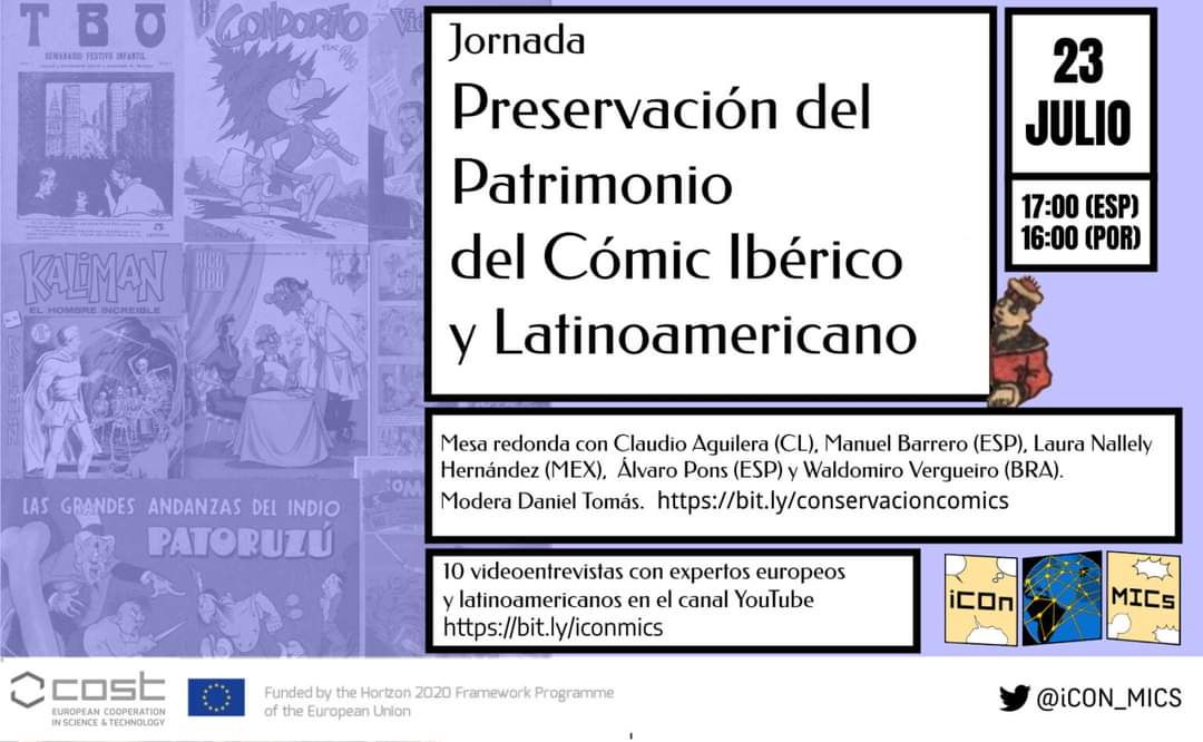 Jornada sobre patrimonio del cómic ibérico y latinoamericano